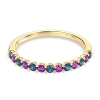 U Prong Half Eternity Shubra Band
