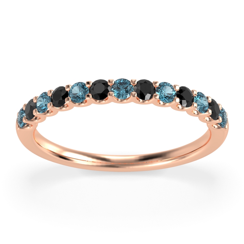 U Prong Half Eternity Shubra Band