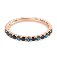 U Prong Half Eternity Shubra Band