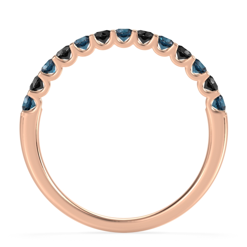 U Prong Half Eternity Shubra Band