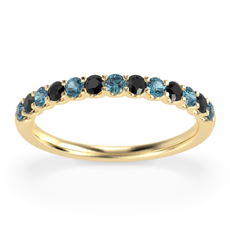 U Prong Half Eternity Shubra Band