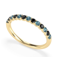 U Prong Half Eternity Shubra Band