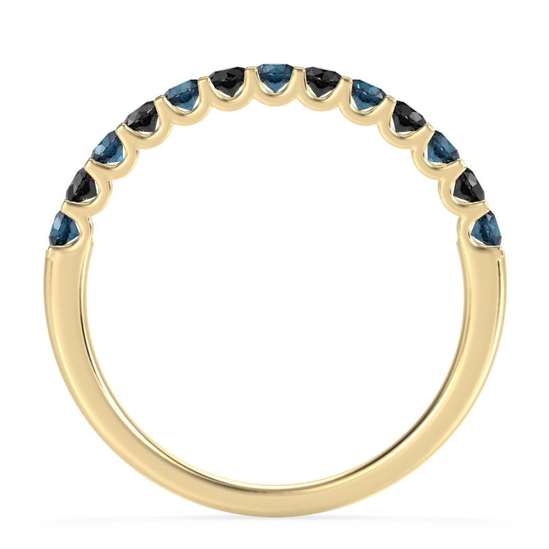 U Prong Half Eternity Shubra Band