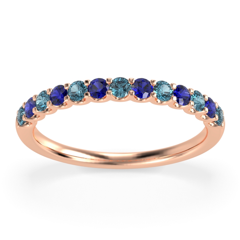 U Prong Half Eternity Shubra Band