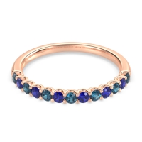 U Prong Half Eternity Shubra Band