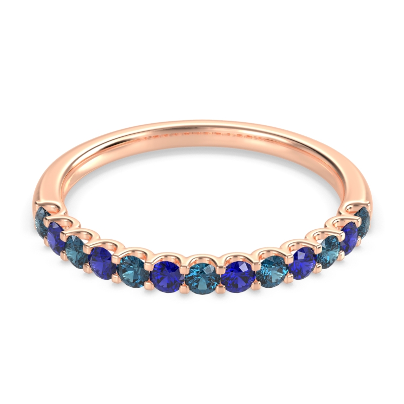 U Prong Half Eternity Shubra Band