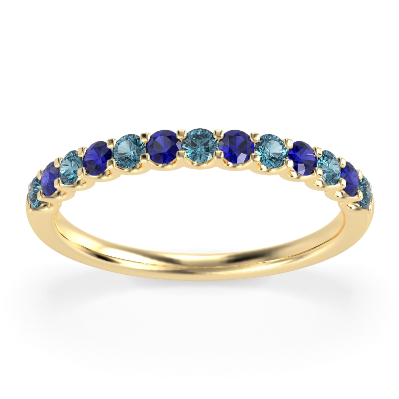 U Prong Half Eternity Shubra Band