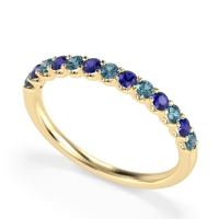 U Prong Half Eternity Shubra Band