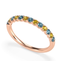 U Prong Half Eternity Shubra Band