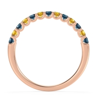 U Prong Half Eternity Shubra Band