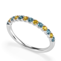 U Prong Half Eternity Shubra Band