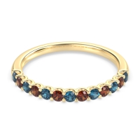 U Prong Half Eternity Shubra Band