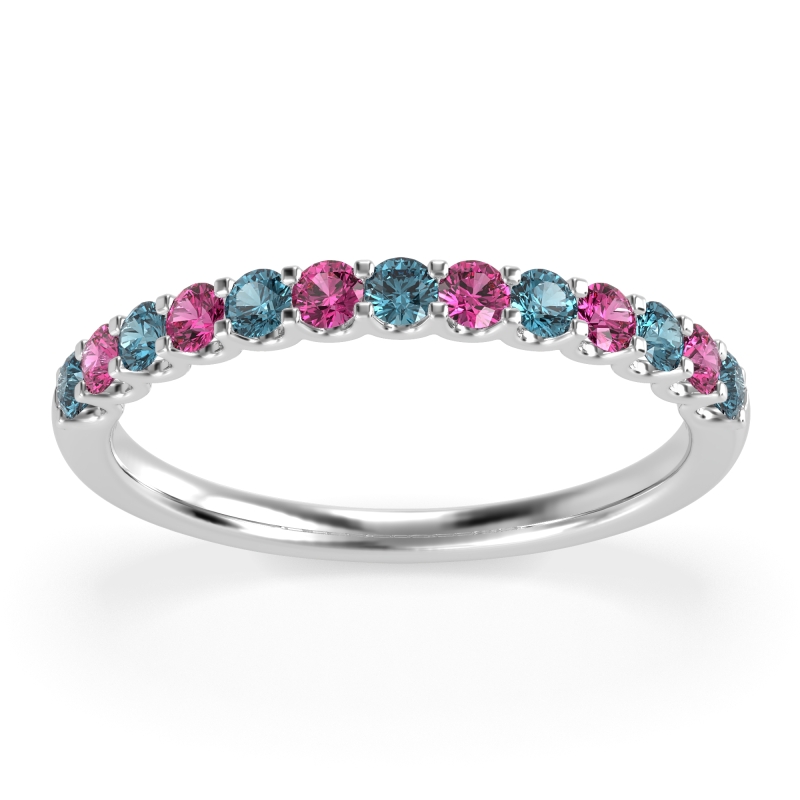 U Prong Half Eternity Shubra Band