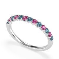 U Prong Half Eternity Shubra Band