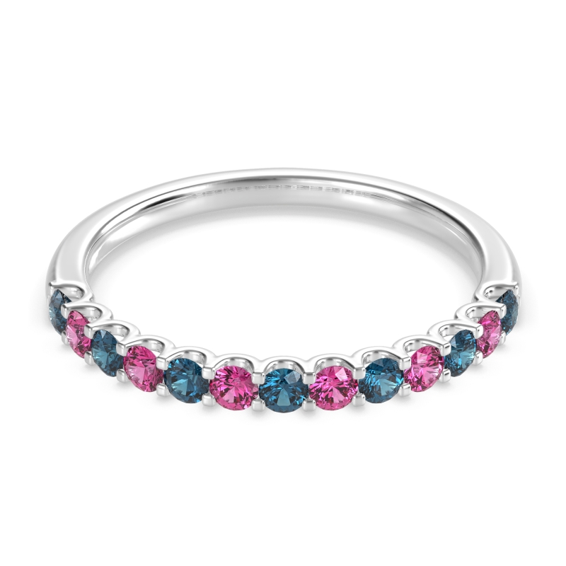 U Prong Half Eternity Shubra Band