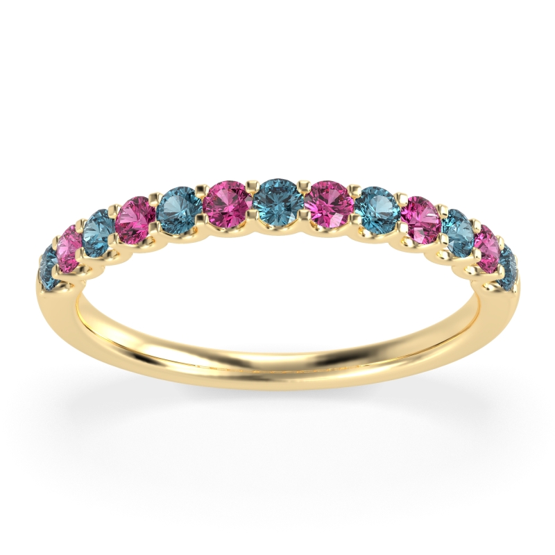 U Prong Half Eternity Shubra Band