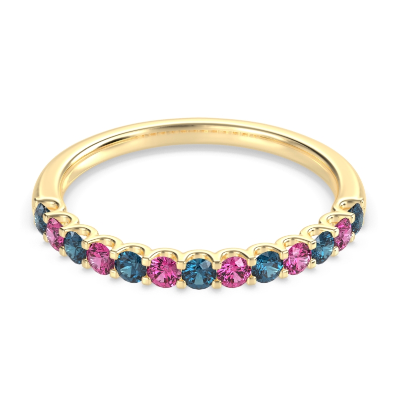 U Prong Half Eternity Shubra Band