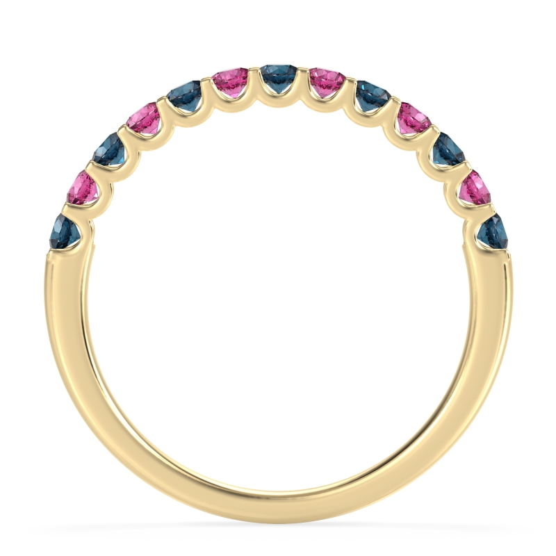 U Prong Half Eternity Shubra Band