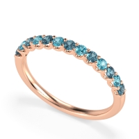 U Prong Half Eternity Shubra Band