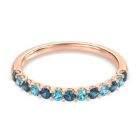U Prong Half Eternity Shubra Band