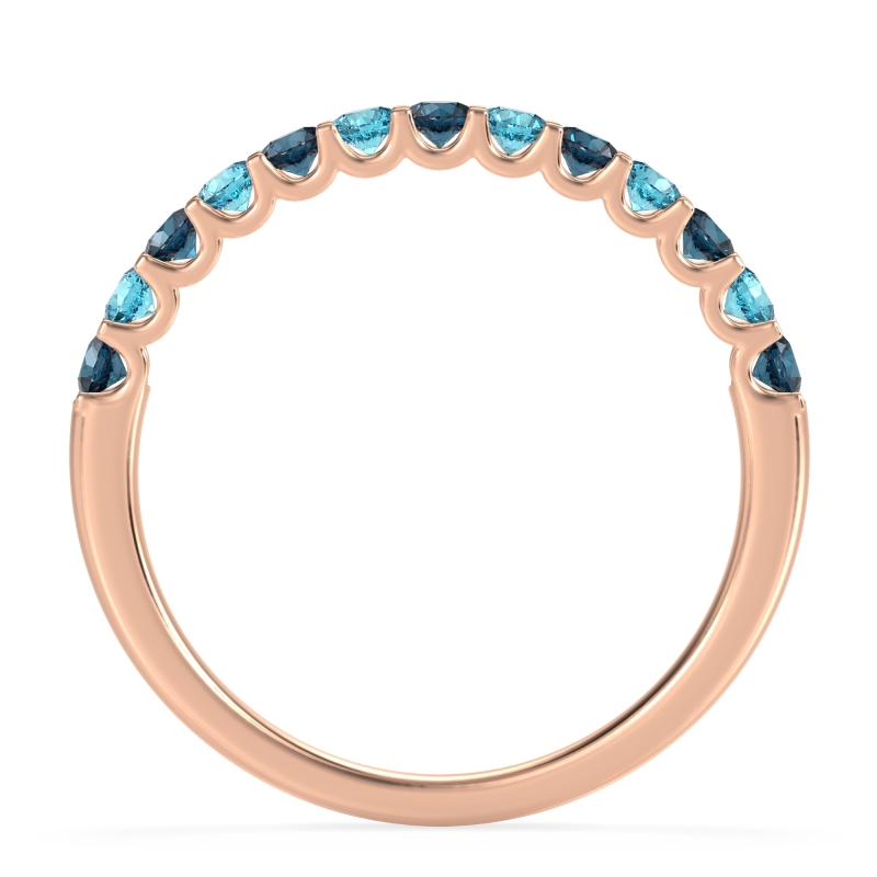U Prong Half Eternity Shubra Band