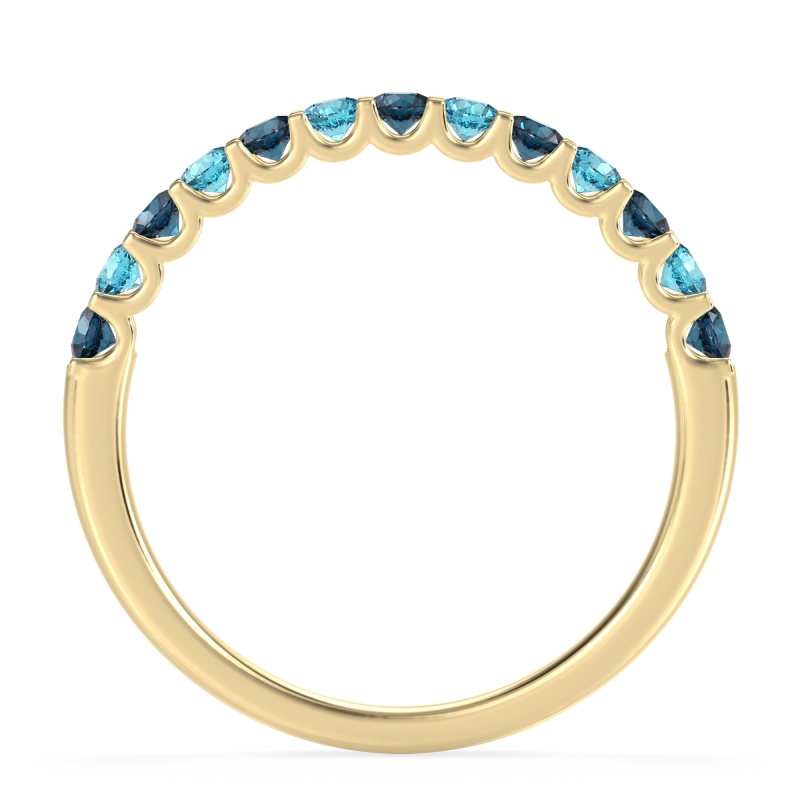 U Prong Half Eternity Shubra Band
