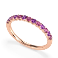 U Prong Half Eternity Shubra Band