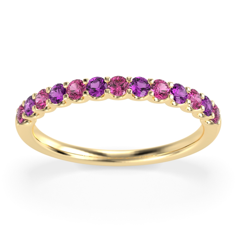 U Prong Half Eternity Shubra Band