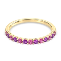 U Prong Half Eternity Shubra Band
