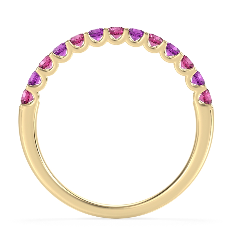 U Prong Half Eternity Shubra Band