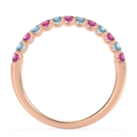 U Prong Half Eternity Shubra Band