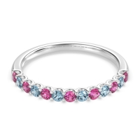 U Prong Half Eternity Shubra Band