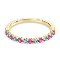 U Prong Half Eternity Shubra Band