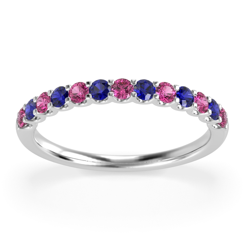 U Prong Half Eternity Shubra Band