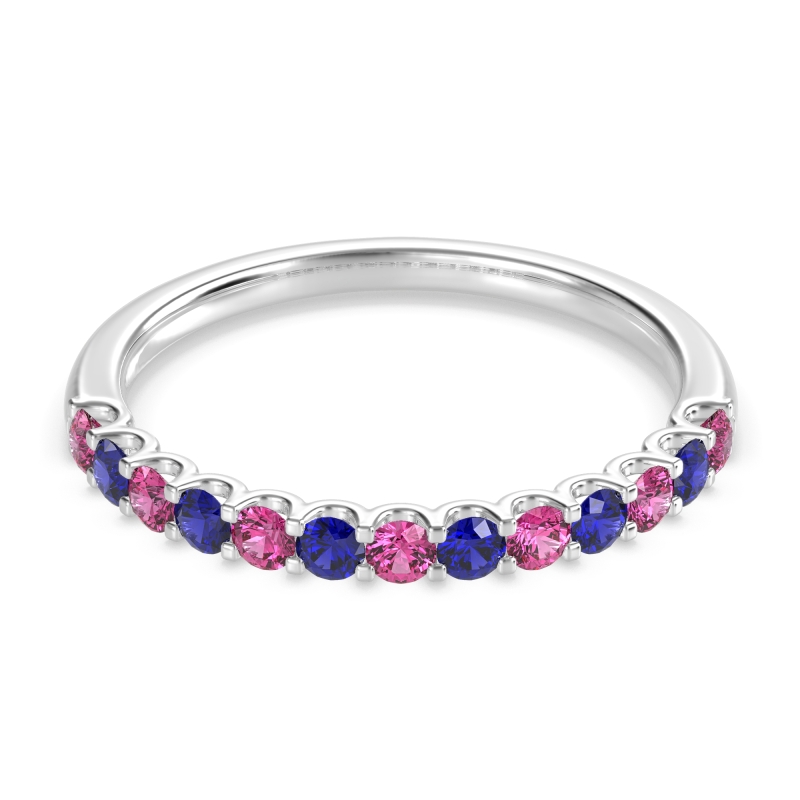 U Prong Half Eternity Shubra Band