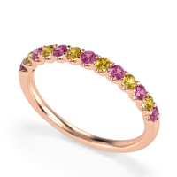 U Prong Half Eternity Shubra Band