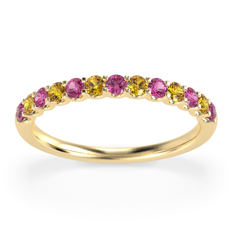 U Prong Half Eternity Shubra Band