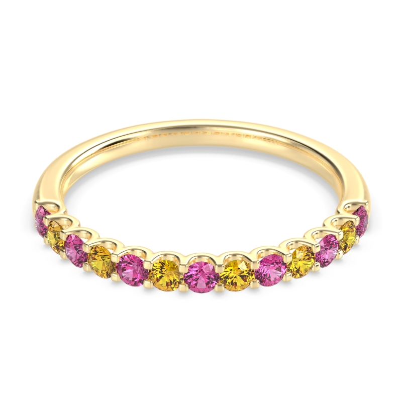 U Prong Half Eternity Shubra Band