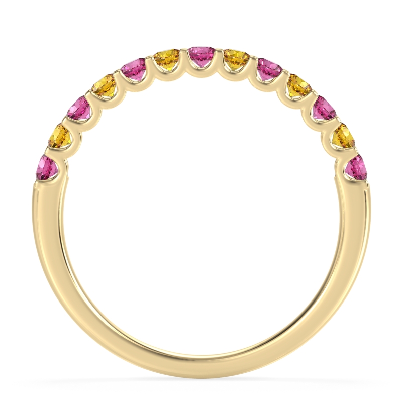 U Prong Half Eternity Shubra Band