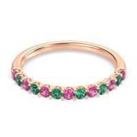 U Prong Half Eternity Shubra Band