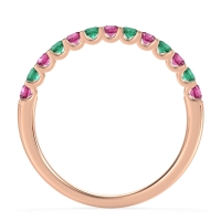 U Prong Half Eternity Shubra Band