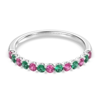 U Prong Half Eternity Shubra Band