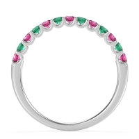 U Prong Half Eternity Shubra Band