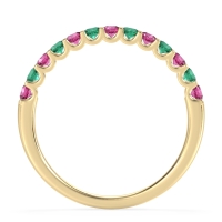 U Prong Half Eternity Shubra Band