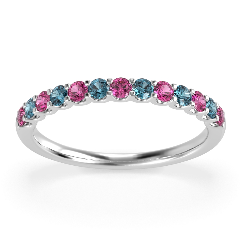 U Prong Half Eternity Shubra Band