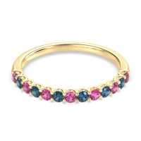 U Prong Half Eternity Shubra Band