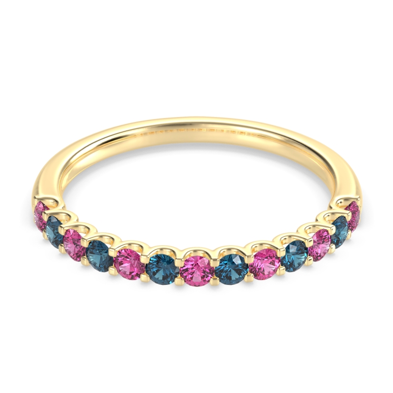 U Prong Half Eternity Shubra Band