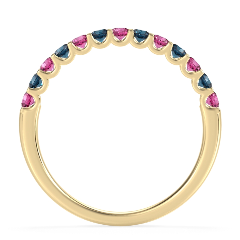 U Prong Half Eternity Shubra Band