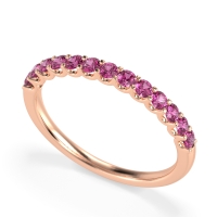 U Prong Half Eternity Shubra Band