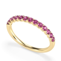 U Prong Half Eternity Shubra Band
